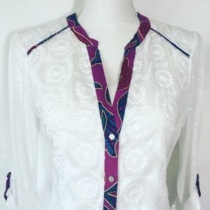 Anthropologie Tops - Anthropologie Tiny Boho Button Down Top Anthropologie Tops - Anthropologie Tiny Boho Button Down Top
